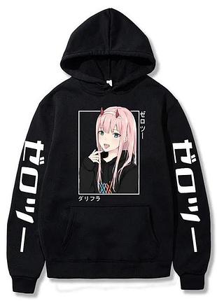 Худи аниме «darling in the franxx, zero two» 1