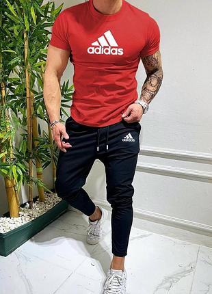 Спортивный костюм adidas мужская футболка и брюки костюм спортивный adidas летний на парня адидас комплект l