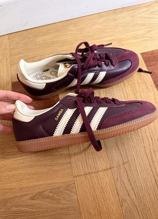 Нові adidas samba burgundy bordeaux оригінал 37 розмір