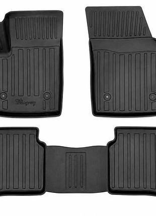 Резиновые коврики stingray 3d (4 шт) для cadillac xt4 2018- гг