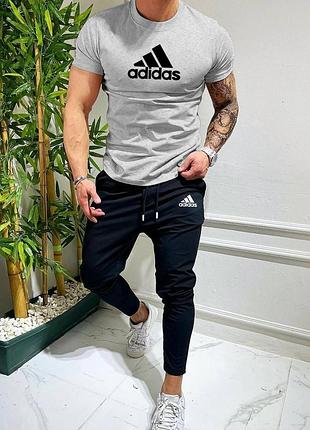 Спортивный костюм adidas мужская футболка и брюки костюм спортивный adidas летний на парня адидас комплект m