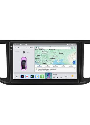 Штатна магнітола lesko для volkswagen crafter ii 2017-н.в. екран 10" 4/64 qled carplay 4g wi-fi gps 360 prime
