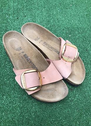 36 р(23 см). birkenstock madrid шльопанці. шкіра. оригінал