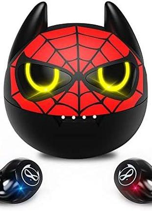 Беспроводные наушники amaface b91 spider-man bluetooth 5.0 с кейсом супергероя для детей музыки и подарка