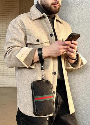 Клатч gucci чорний #