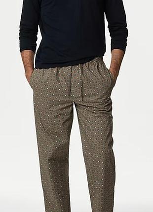 Мужская пижама (лонгслив + штаны) marks &amp; spencer р. m