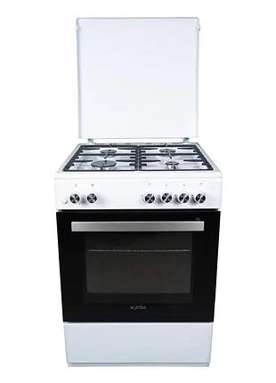 Газовая плита ventolux gg 6060 cs mt (wh)