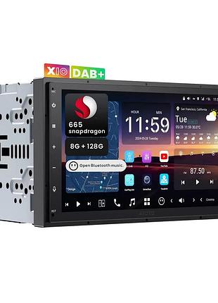 Штатна магнітола atoto x10g2b7e 7" android 13 (8/128gb), wireless carplay & android auto, 4g lte, dsp