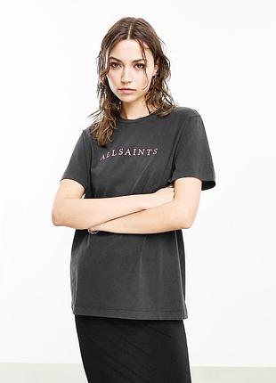 Женская оверсайз блйфренл футболка allsaints pippa bf tee