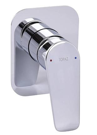 Смеситель для душа встраиваемый topaz capri tca-15705-h43 на один выход, без душевого комплекта d35