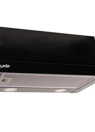 Витяжка кухонна телескопічна ventolux garda 60 bk (1100) led