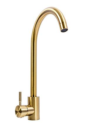 Кухонный смеситель valeso jw449 pvd золотой