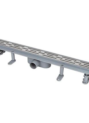 It13-ft01/400 ital душевой трап 400*70*67 мм abs пластик, серый (блистер) {5/1}