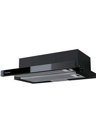 Вытяжка fabiano slimline 60 black glass