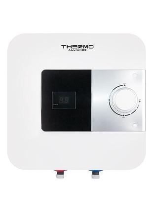 Водонагреватель электрический thermo alliance 15 л над мойкой вертикальный, мокрый тэн 1,5 квт sf15x15n