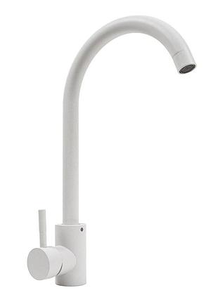 Смеситель platinum 56 b nesp (3008 а) белый