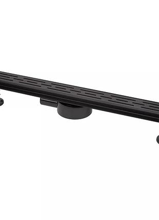 Душевой трап ital it03-ft01/600b, 600 мм, нержавеющая сталь, черный