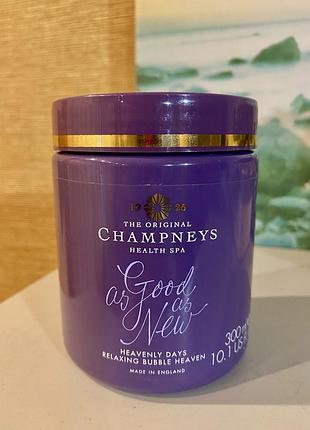 🇬🇧 англия champneys health spa  заспокійлива ароматерапевтична перлинна піна для ванни 300 мл