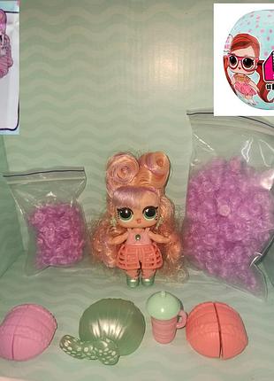 Lol surprise hairvibes dolls masquerade маскарад queen with mix & match hairpieces кукла лол хеирвайбс