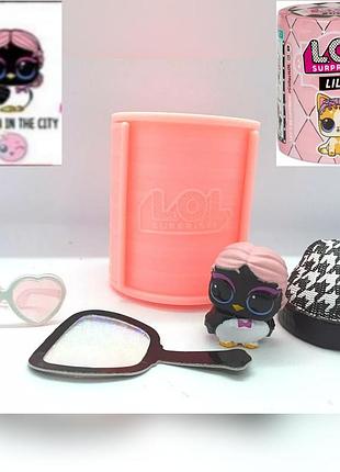 Ігровий набір lol surprise сюрприз makeover pengvin in the city пінгвін lils and pets лялька лол вихованець