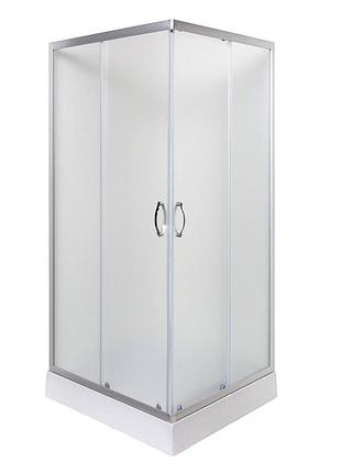 Душевая кабина vivia 20 jk new 80x80x191 низкий квадратный поддон