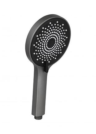 Лейка для ручного душа lidz niagara 32 120 мм округлая ldnia32grp48536 graphite
