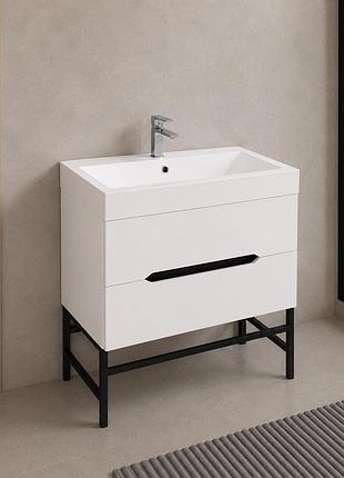 Тумба stella 60 c умывальником stiven 600