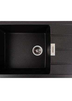 Гранитная мойка для кухни platinum 7850 roma матовый морион