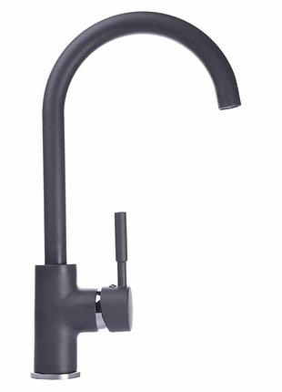 Смеситель для кухни globus lux lazer gllr-0203s-3-titanium