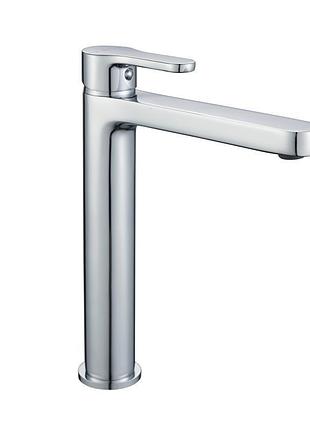 Змішувач латунний для раковини lidz astra 001fh високий (k35) ldast001fhcrm48090 chrome