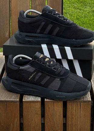 Кросівки чоловічі adidas retropy e5, чорні (літні) демісезонні весна-літо-осінь текстиль розмір 41-45 нові 2752-1