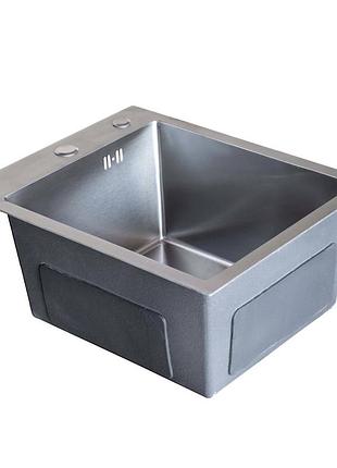 Кухонная мойка leif 4050 из нержавеющей стали 40*50*23 satin ( а0056964 )