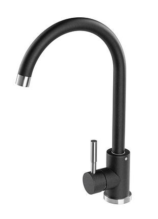 Смеситель granado elche lux black shine