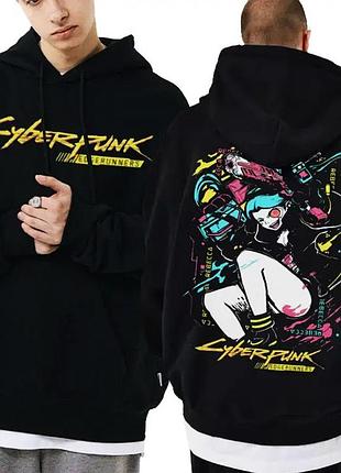 Худи аніме "cyberpunk" кіберпанк 6 весна/осінь, m
