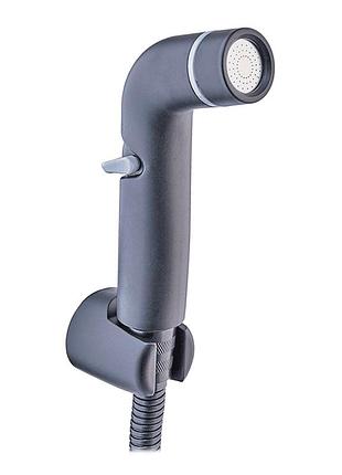 Набор для гигиенического душа mixxus bidet set-001 black (шланг 1,2м) (le2774)
