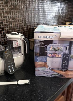 Блендер - пароварка babymoov nutribaby+ beige