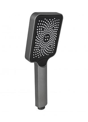 Лійка для ручного душу lidz niagara 33 145x95 мм прямокутна ldnia33grp48538 graphite