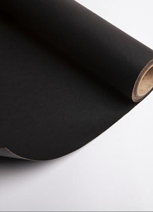 Черный бумажный фон для фото и видеосъёмки 2,72×11 м black 44