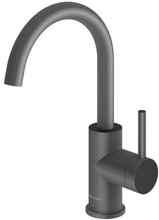 Смеситель для кухни kohlman axel graphite
