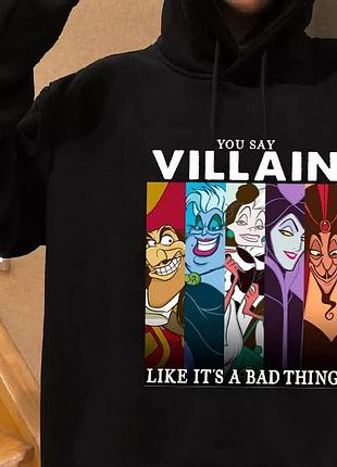 Худи disney злодеи зима