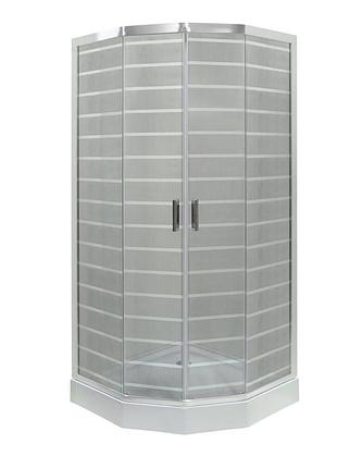 Душова кабіна insana - ida white p 92/5 w ln 90х90х205 низький піддон