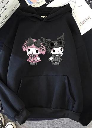 Худі аніме куромі (kuromi) 2 зима, чорний