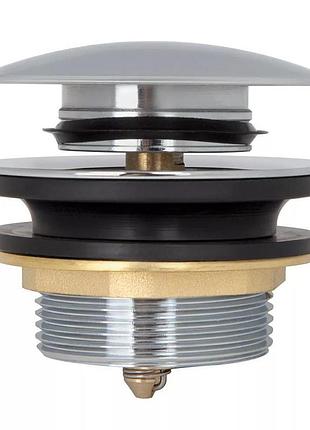 Донний клапан ital hf1056, автомат, ø70мм, 1 1/2", латунь, хром
