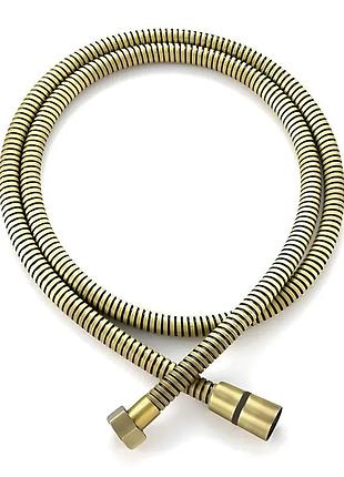 Шланг для душа koer kb-0801-150-12 brushed gold оплетка нерж.150 см, цвет мат.золото (kr5666)