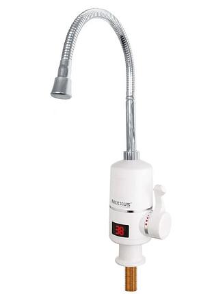 Водонагреватель mixxus electra 110-ef 3 kw проточный, с индикатором темп., рефлекторный излив, rese
