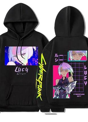 Худи аніме "cyberpunk" кіберпанк 5 весна/осінь, 3xl