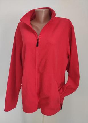 Батнік флісовий спортивна кофта на блискавці xl/xxl