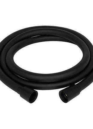Шланг для ручного душа qtap hadice 1600 мм qthadpvc160b black matt