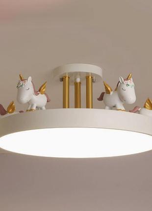 Потолочный светильник для детской белый, триколор