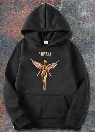 Худі "nirvana" нірвана 2 зима, 3xl